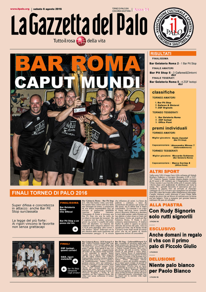 gazzetta del palo