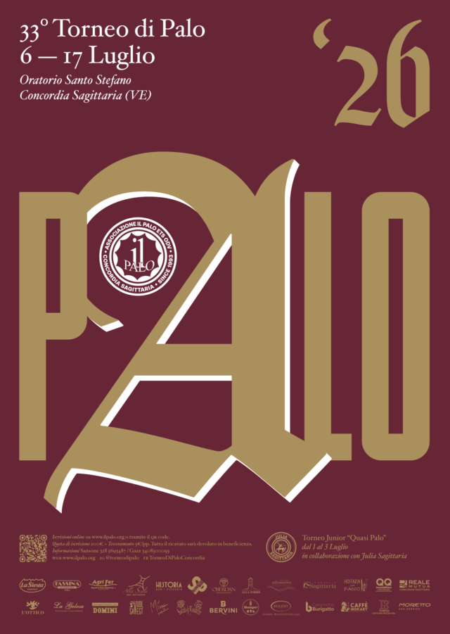 TDP26_Poster-A3_Final_WEB locandina 33° torneo di palo 2026 concordia sagittaria venezia